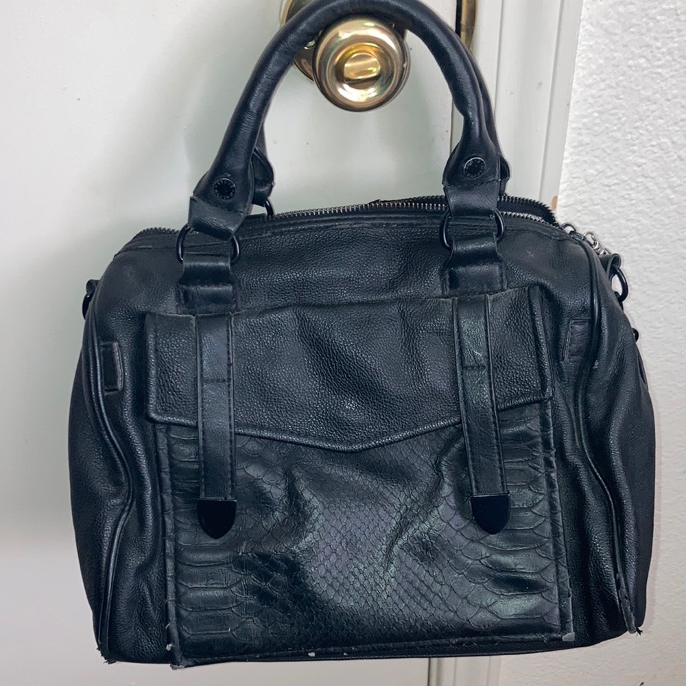 Used Steve Madden black purse medium size